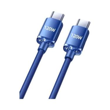 Imagem de Cabo De Carregamento Rápido USB-C Para USB-C De 120W Para iPhone 15 16