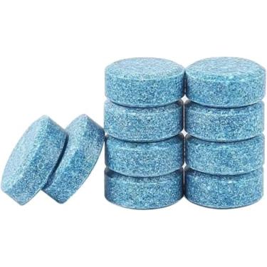 Imagem de Kit 10 Pastilhas Limpadoras Para-brisa Automotivo | Limpa Vidro Concentrado Dose Única Cada Pastilha Trata Até 4 Litros