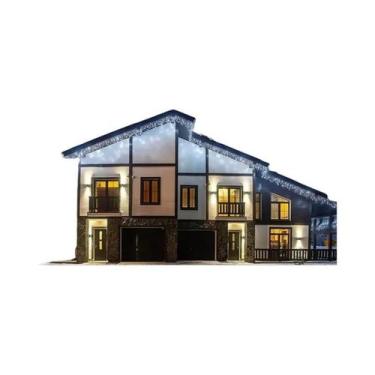 Imagem de Luzes De Natal LED Em Cortina Para Exterior, Luzes Decorativas De Casa