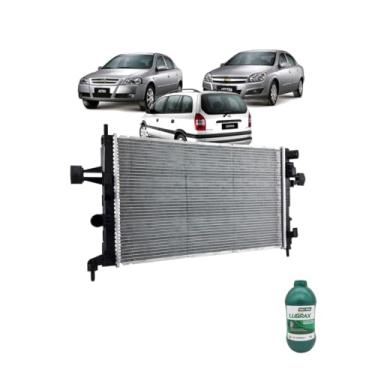 Imagem de Kit Radiador GM Astra Vectra 09> + Aditivo Lubrax Verde Concentrado 1L