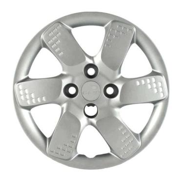 Imagem de Calota 095cb-pta aro 13 prata cubo baixo - unidade - GRID PRATA