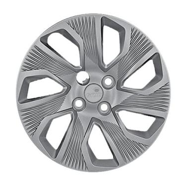 Imagem de Calota 213cb-pta aro 13 prata cubo baixo - unidade - GRID PRATA