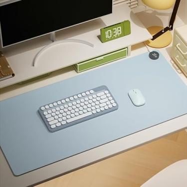 Imagem de WOHAO Tapete de mouse aquecido para mesa (azul)