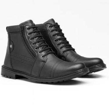 Imagem de Bota Masculina Casual Cano Curto Cadarço Conforto Coturno-Masculino