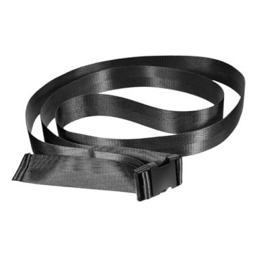 Imagem de oshhni Cinto de Mobilização Manual com Tração, Faixa Elástica para Exercícios nas Pernas e Ombros, Ideal para e Alongamento, Equipamento de Treino, Preto