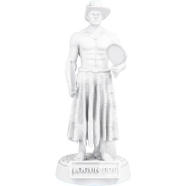 Imagem de Estátua Logun Edé Imagem Umbanda Candomblé Orixá (Cor Mármore)