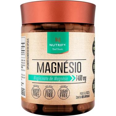 Imagem de Magnésio Bisglicinato 60 Capsulas Nutrify-Unissex