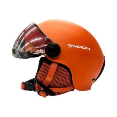 Imagem de Capacete de Esqui Masculino MOON - Alta Qualidade, com Óculos Integrad