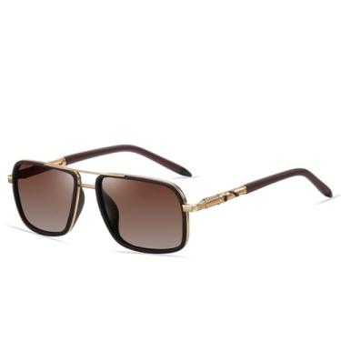 Imagem de JRLLFD Óculos de sol polarizados com armação de metal para homens, moda dirigir, pesca (3)