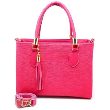 Imagem de Bolsa Feminina Média Transversal de Ombro (PINK)