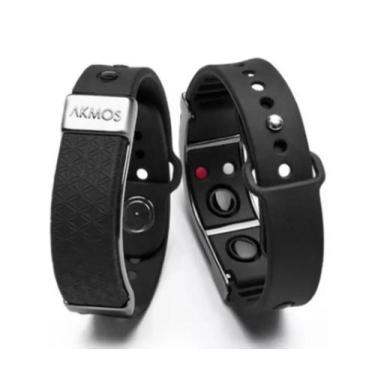 Imagem de Bracelete Magnetico com Nano Tecnologia Akmos, Preto, G até GG