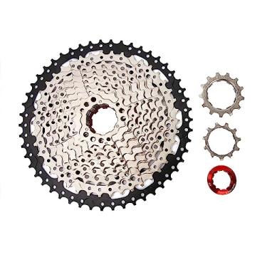 Imagem de Cassete Freewheel 10 velocidades 11 50T, peça de reposição para mountain bike, rotação de corrente suave, design vazado, leve e fácil de instalar, ideal para amantes de bicicleta