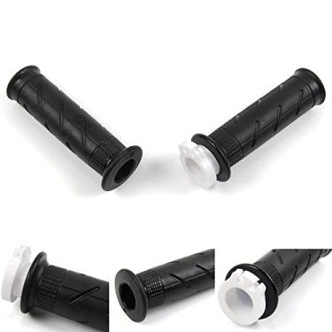 Imagem de Arashi Punhos de guidão universal para motocicletas 7/20.3 cm 22 mm para Honda Suzuki, BMW, Yamaha, Kawasaki, Ducati, todas as motos esportivas, preto CBR600RR CBR1000RR CBR900RR