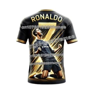 Imagem de Camisa De Futebol Infantil Ronaldo, Secagem Rápida, Respirável, Camise