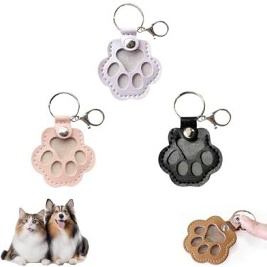 Imagem de OYB 3 peças de chaveiro de armazenamento de pelo de cachorro (C)