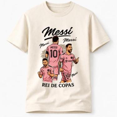 Imagem de Camiseta Masculina Estampada Futebol Rei de Copas Algodão Premium Casu