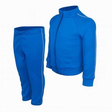 Imagem de Conjunto Juvenil Helanca Blusa com Zíper e Calça com Friso - Sete Sete