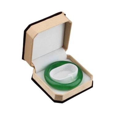 Imagem de Elegante Caixa De Presente De Veludo Para Joias, Estojo De Armazenamen