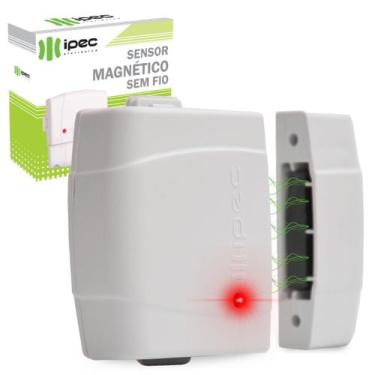 Imagem de Sensor Magnético De Abertura Sem Fio 433,92mhz Ipec 3V