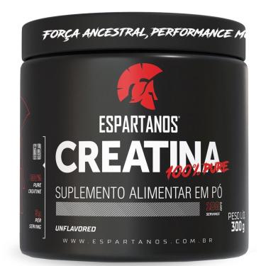Imagem de Creatina Monohidratada 100% Pura 300g  –   Espartanos-Unissex