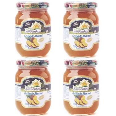 Imagem de Geleia Diet De Abacaxi Com Pedaços 4 Potes 200g - Sonnenhof