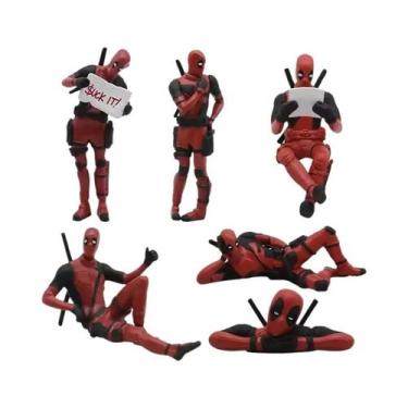 Imagem de Boneco De Ação Deadpool Wolverine: Figura De Filme Legal E Fofa Para P