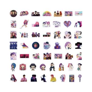Imagem de Adesivos K-POP DEMON HUNTERS 50-74 Peças Para Telefone, Guitarra, Lapt