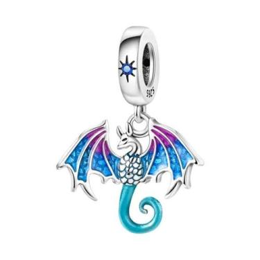 Imagem de Pingentes De Dragão De Fogo Em Prata Esterlina 925 Para Mulheres, Char