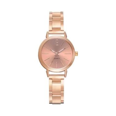 Imagem de Relógio Feminino De Quartzo Branco Moonlight, Estilo Simples E Fashion