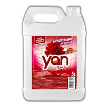 Imagem de Desinfetante Floral de Uso Geral, Ação Bactericida, 5 Litros, Fragrância Floral