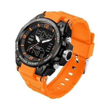 Imagem de Relógio Esportivo Digital Masculino Tático Militar À Prova D'água 50m 