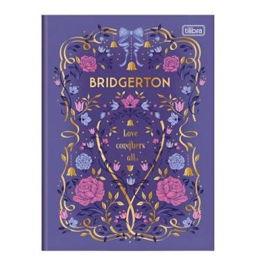 Imagem de Caderno Brochura Colegial Bridgerton 160 Folhas - Tilibra - Roxo