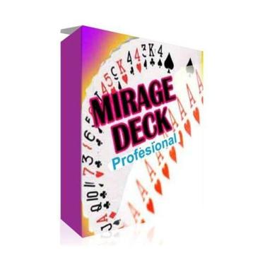 Imagem de Baralho Mirage Bicycle Mirage Deck B+ Vermelho