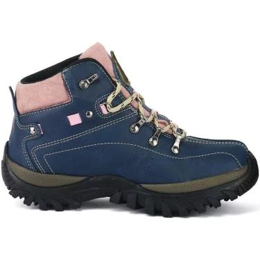 Imagem de Coturno Feminino Trilha Rapel Segurança Solado Costurado Tratorado Resistente Moderno-Feminino