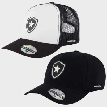 Imagem de Kit com 2 Bonés Botafogo, Único