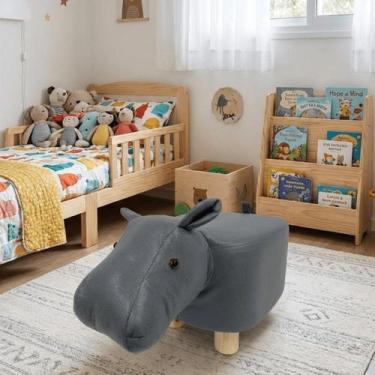 Imagem de Puff Infantil Hipopótamo 30cm - Importado