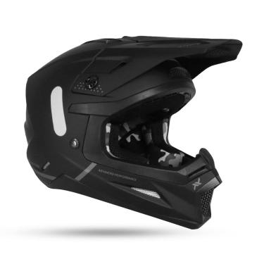 Imagem de Capacete Mattos Racing Echoes Preto Fosco Trilha Enduro Motocross