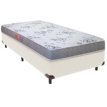Imagem de Cama Box Solteiro e Colchão Pro-Life D28 Espuma Colchobel Palha