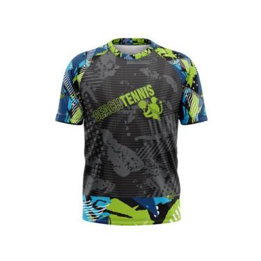 Imagem de Camiseta Beach Tennis Dry Fit Com Proteção Uv50+ Everest, Cinza escuro