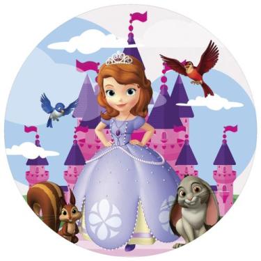 Imagem de Painel Festa Redondo Princesa Sofia Mod.2 3d Sub. 1,50 Diam. - Fantasi