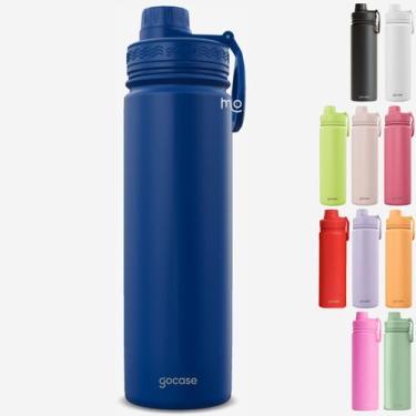 Imagem de Garrafa Térmica Gocase Fresh 650ml Cor:Azul Marinho, Azul Marinho