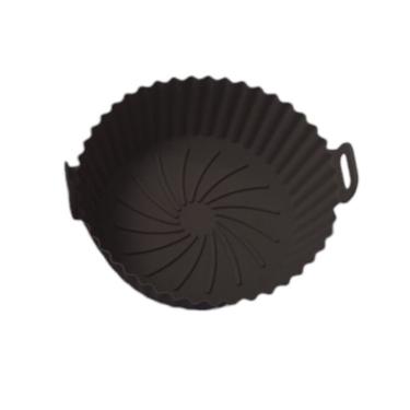 Imagem de Tapete E Bandeja De Silicone Para Fritadeira A Ar - Preto
