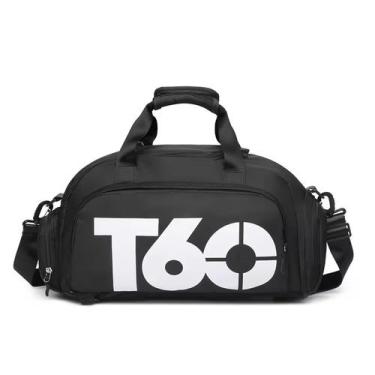 Imagem de Bolsa T60 Academia Mala Transversal Impermeável Várias Cores, Preto