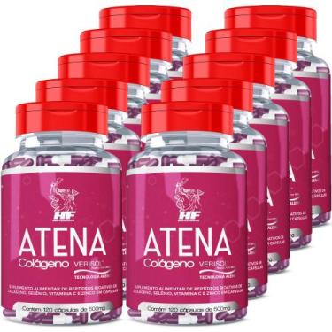 Imagem de Kit-atena Colageno Verisol Hf Suplements 500mg 10x120cap