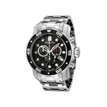 Imagem de Relógio Esportivo Masculino Pro Diver 0069 Prata A prova Dágua 48mm - 