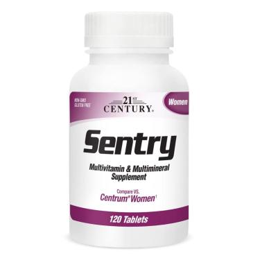 Imagem de Comprimidos multivitamínicos 21st Century Sentry Women 120 unidades-Unissex