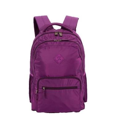Imagem de Mochila 2 Compartimentos Sestini College 4 Roxo - Cintilante, Roxo