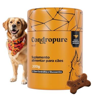 Imagem de Condropure Suplemento Saboroso para Cães com Condroitina e Glucosamina | Fórmula Avançada para Articulações, 300g - PETVI