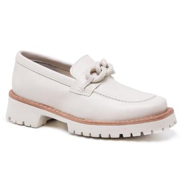 Imagem de Sapato Feminino Plataforma Mocassim Oxford Fivela