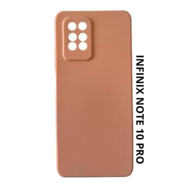 Imagem de Capa Capinha Aveludada Compatível Para Infinix Note 10 Pro - DB, Rosa-